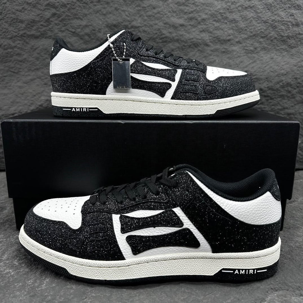 AMIRI SKELETON BLACK CRYSTALS