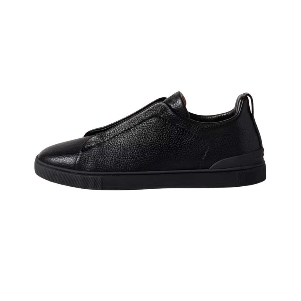 Zegna Stitch Black Piel