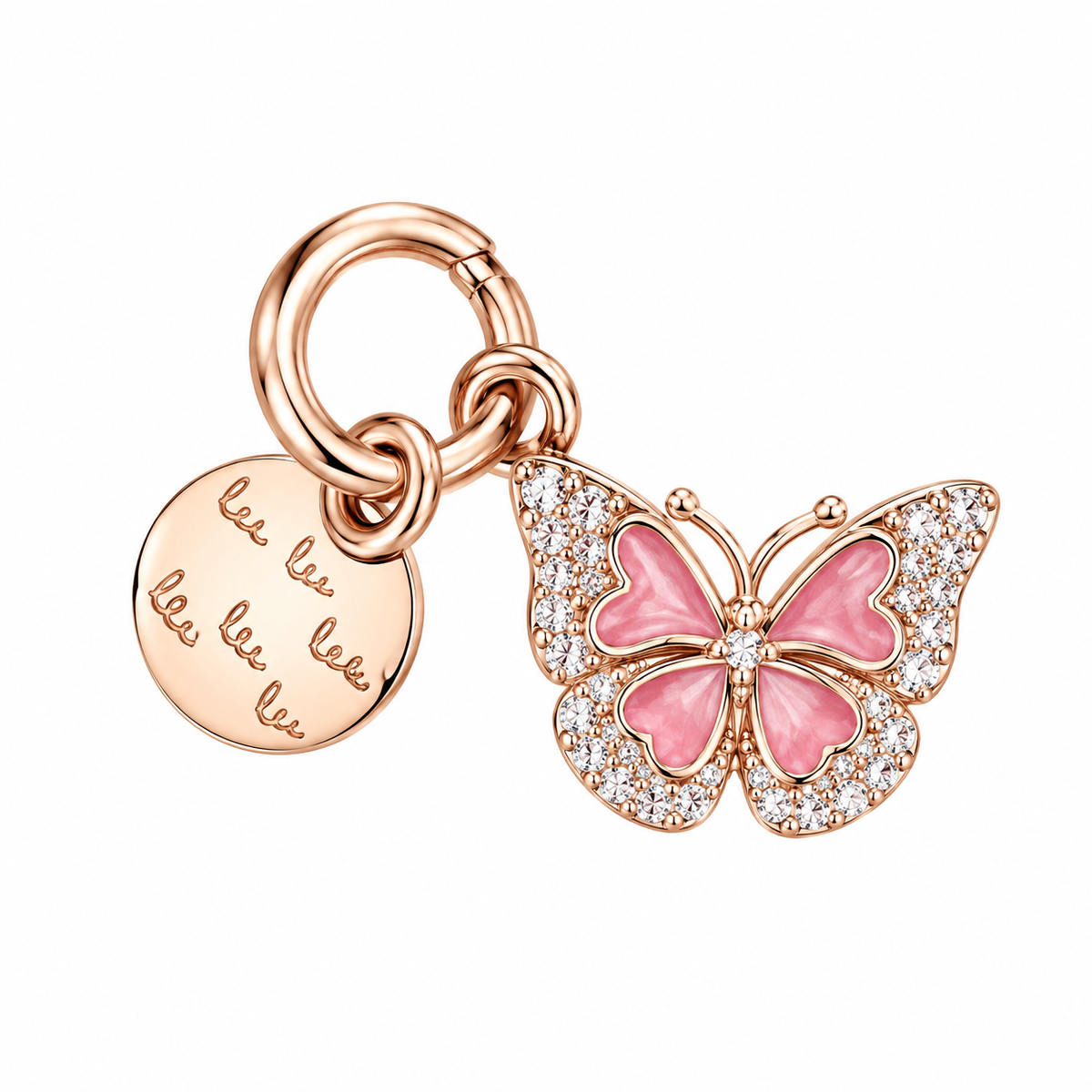 Charm butterfly  (acero inoxidable)