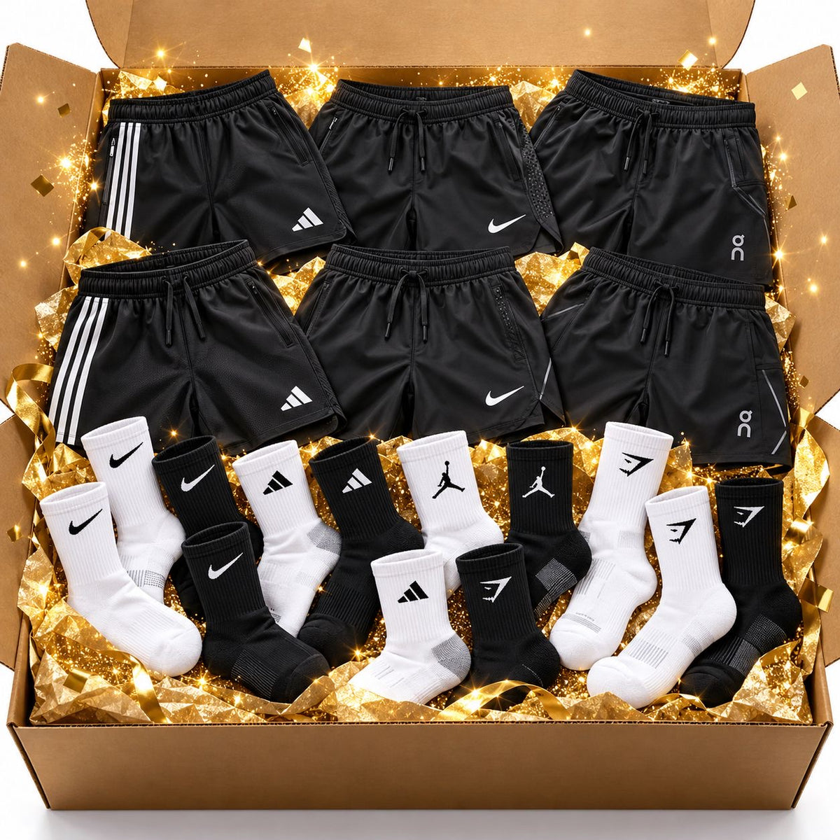 Pack 6 shorts + 13 calcetas surtidas
