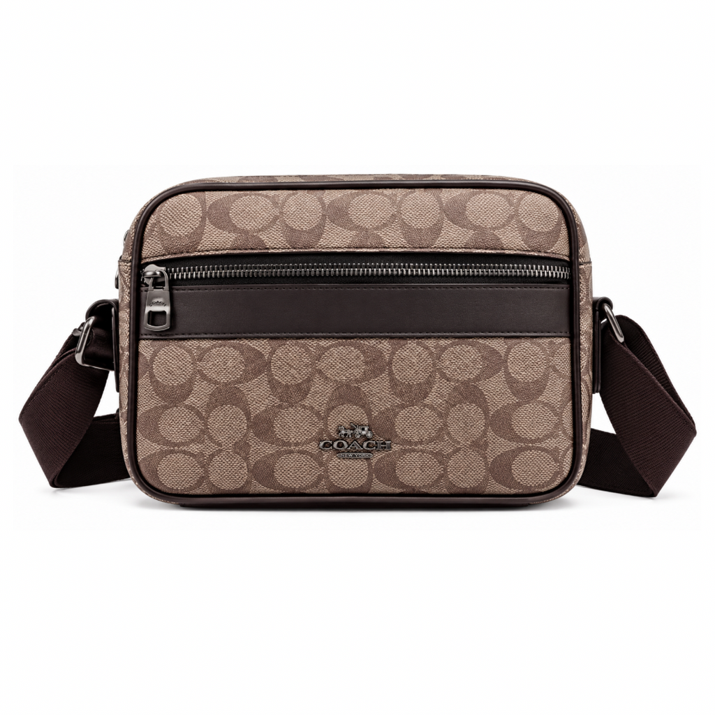 Bandolera Coach cafe claro
