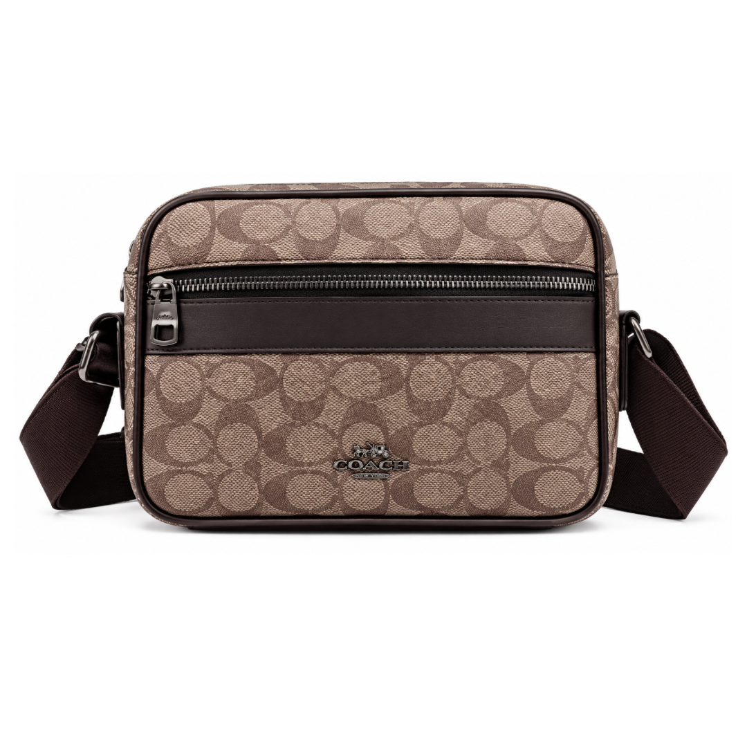 Bandolera Coach cafe claro
