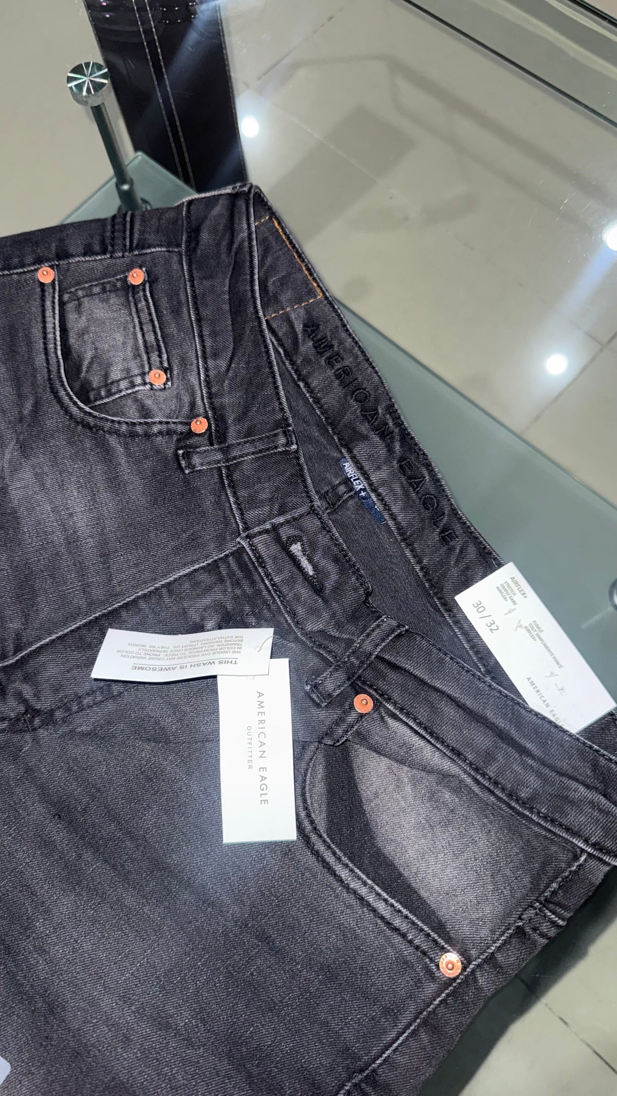American Eagle Slim Jeans Grey