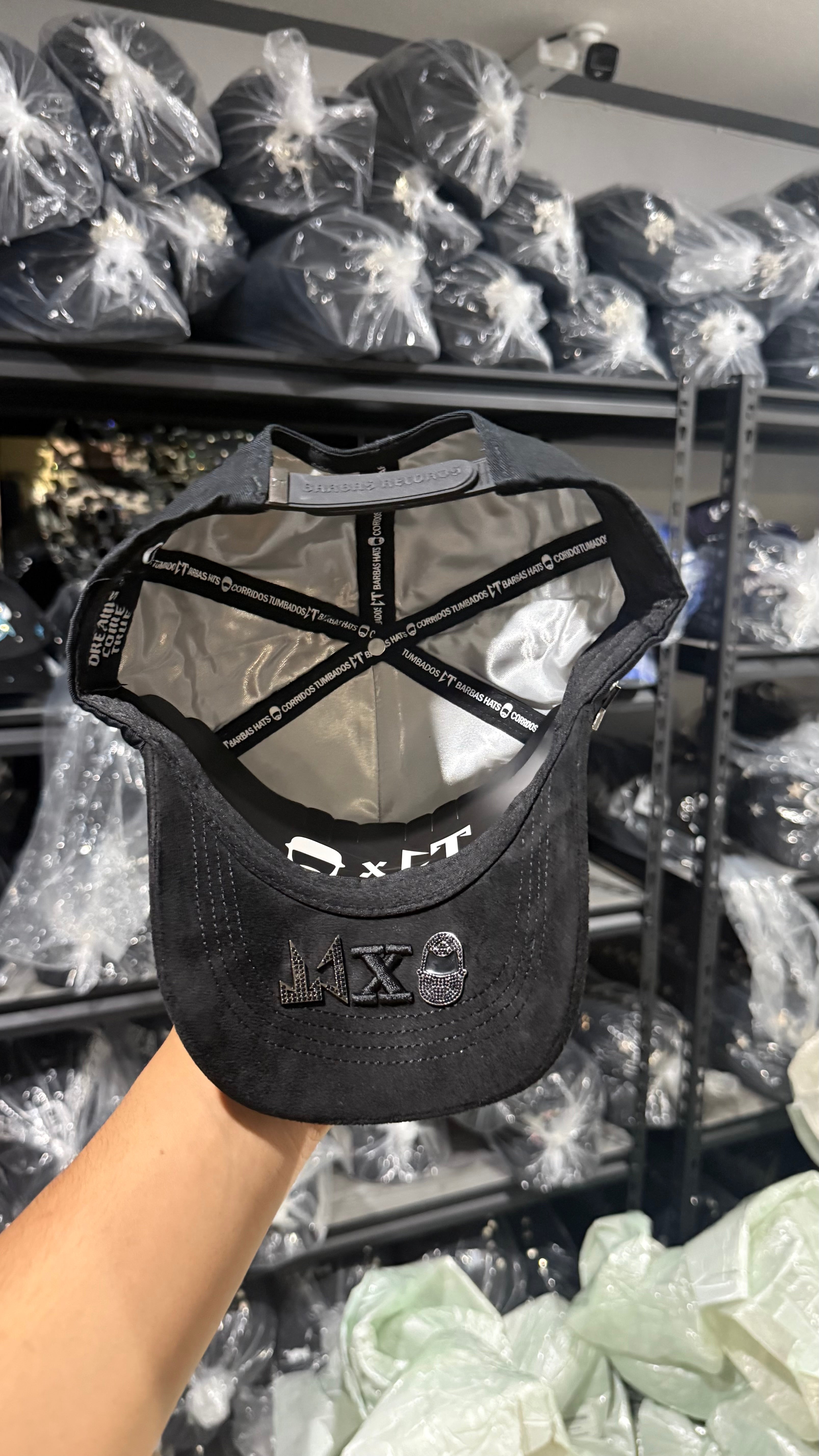 Barbas Hats “Galaxy Black" (Full Black)