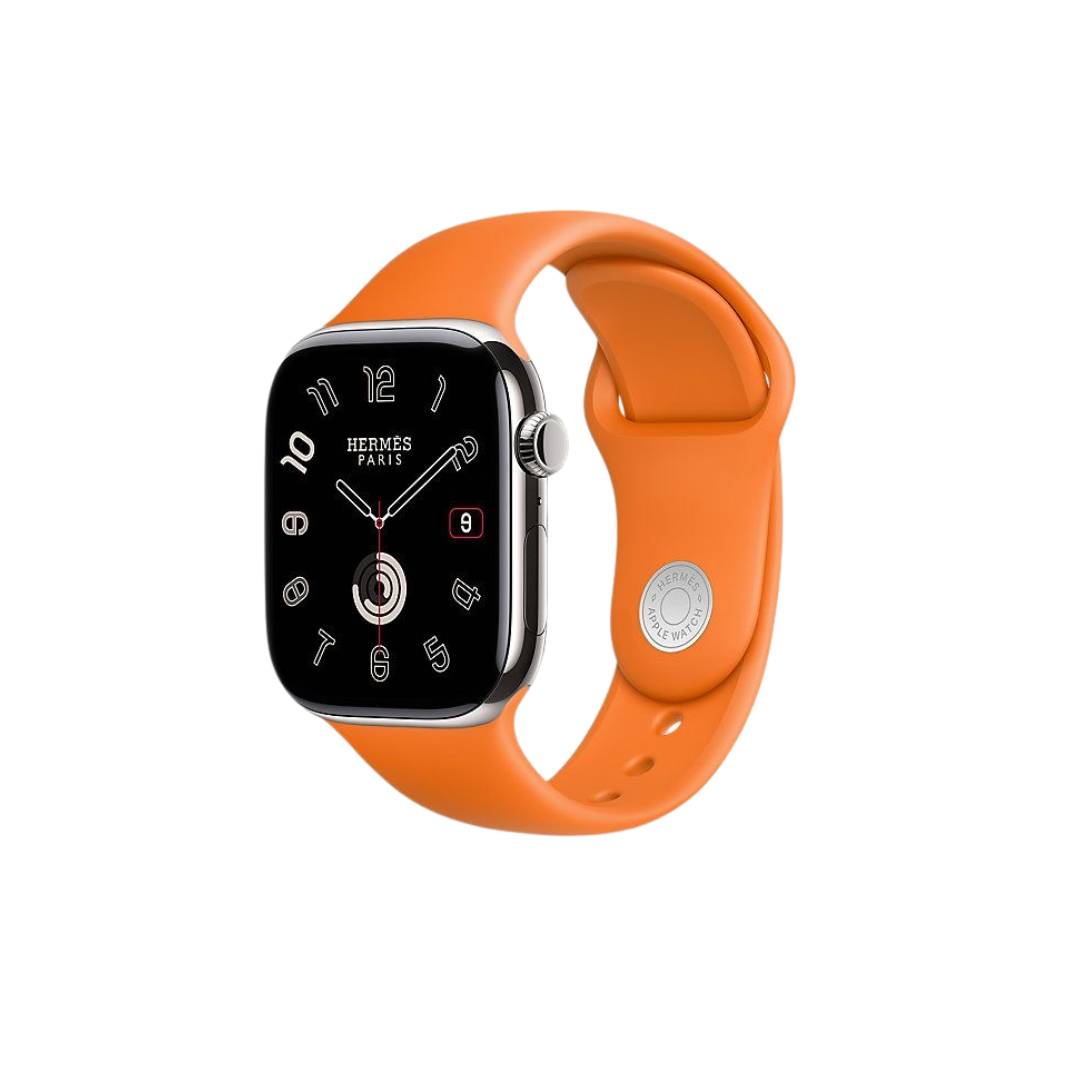 Apple Watch x Hermes Full set (negro y naranja)