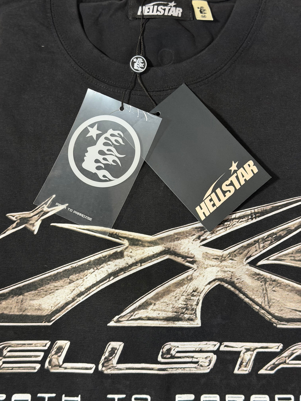 Hellstar Sports Gel Logo Tee Black