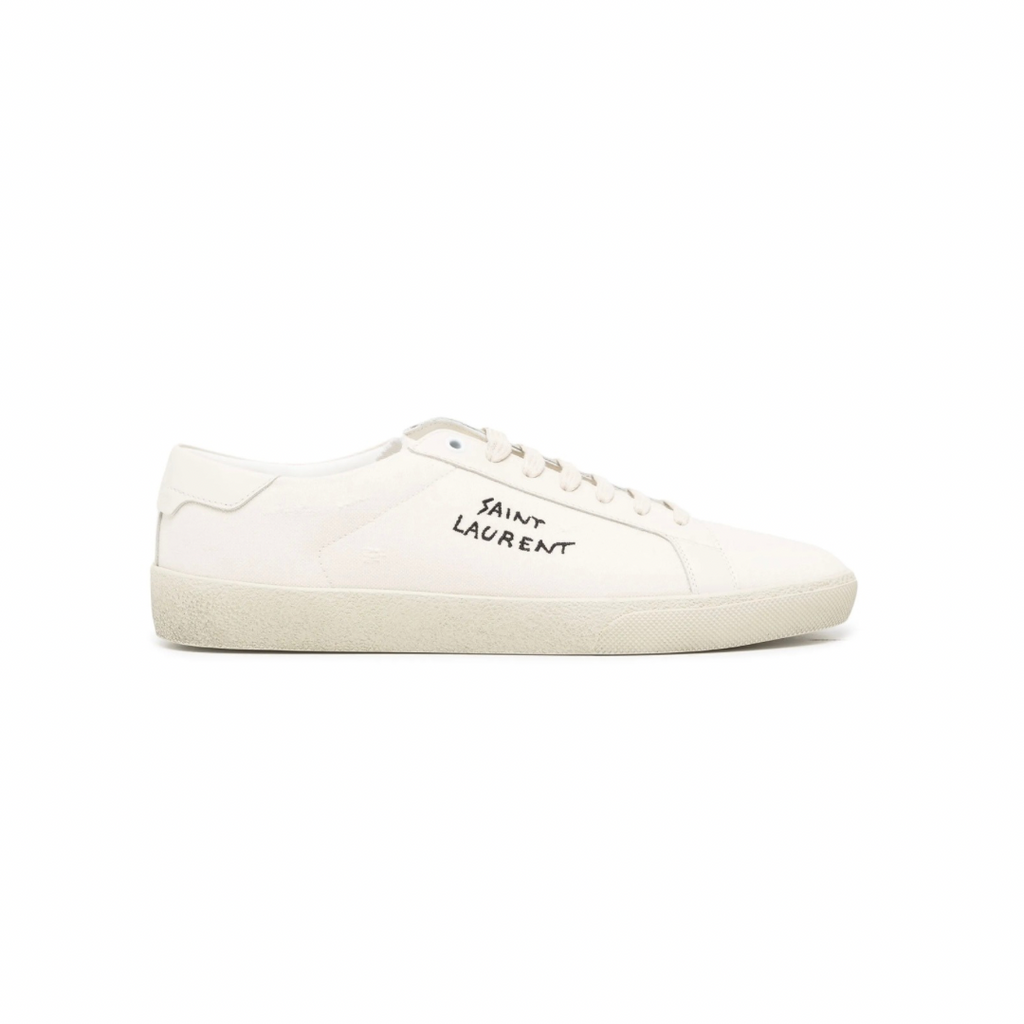 Saint Laurent Court all white