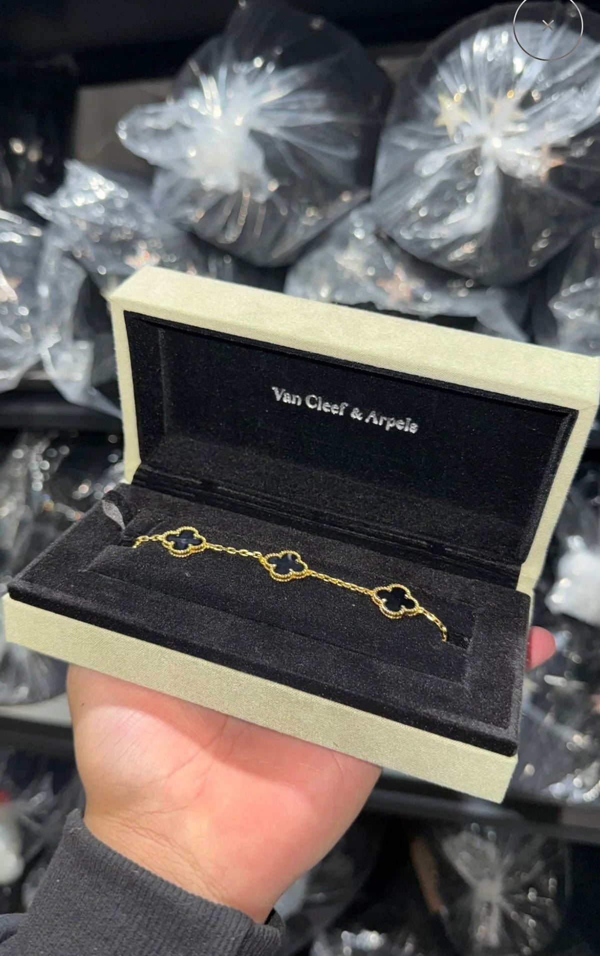 Van Cleef black white