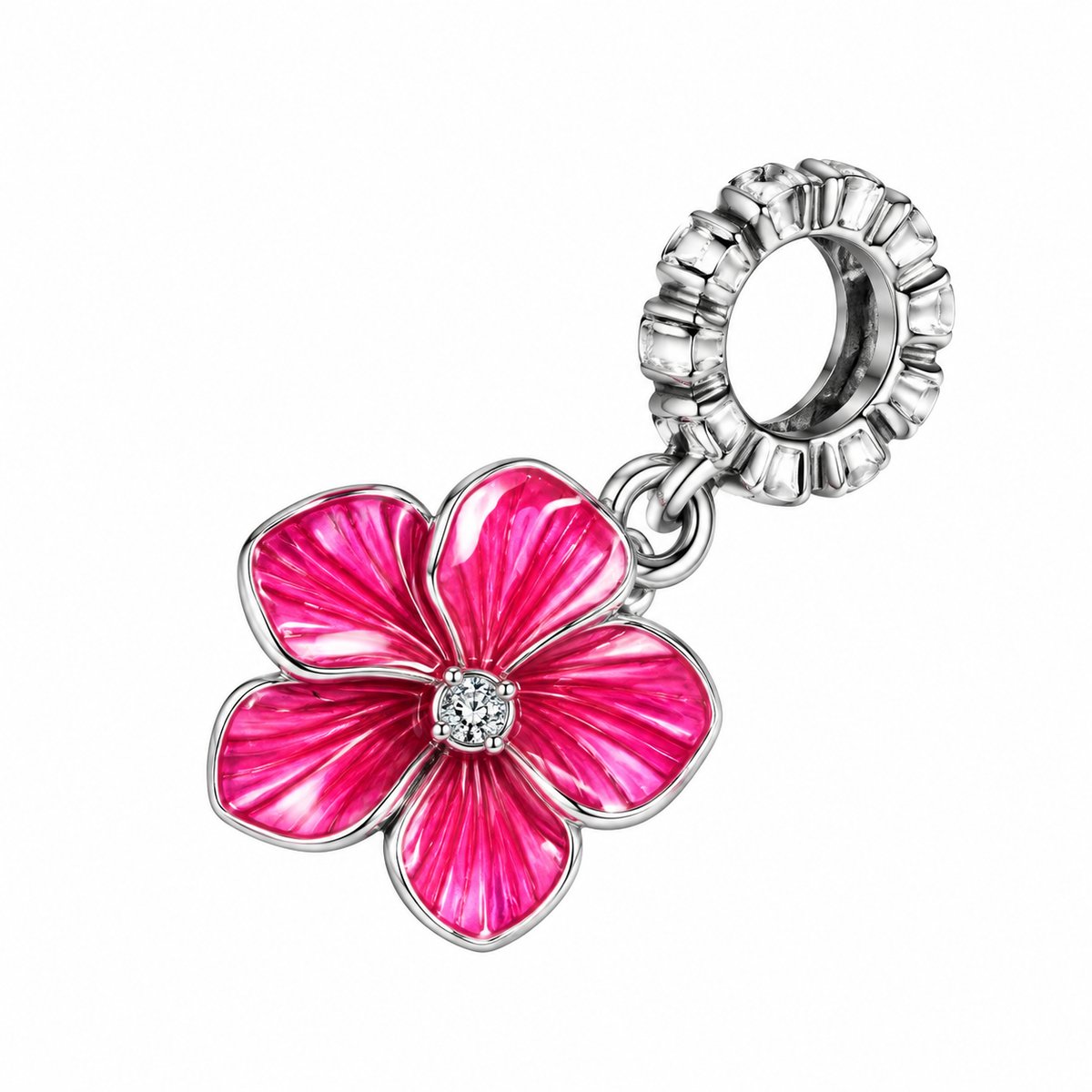 Charm Flor (acero inoxidable)