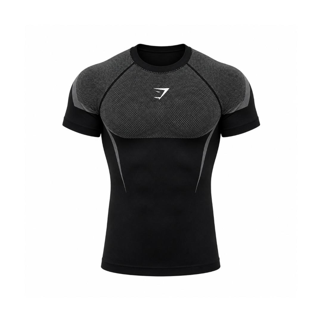 Gymshark Black-White (una talla reducida)