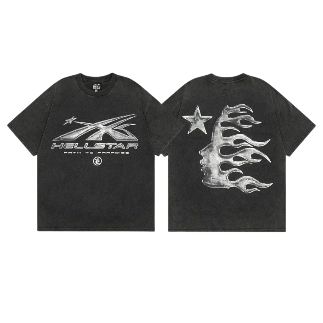 Hellstar Sports Gel Logo Tee Black