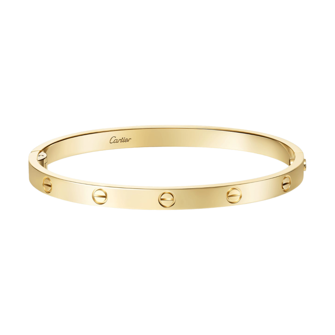 Cartier love full set gold (titanio+baño de oro)