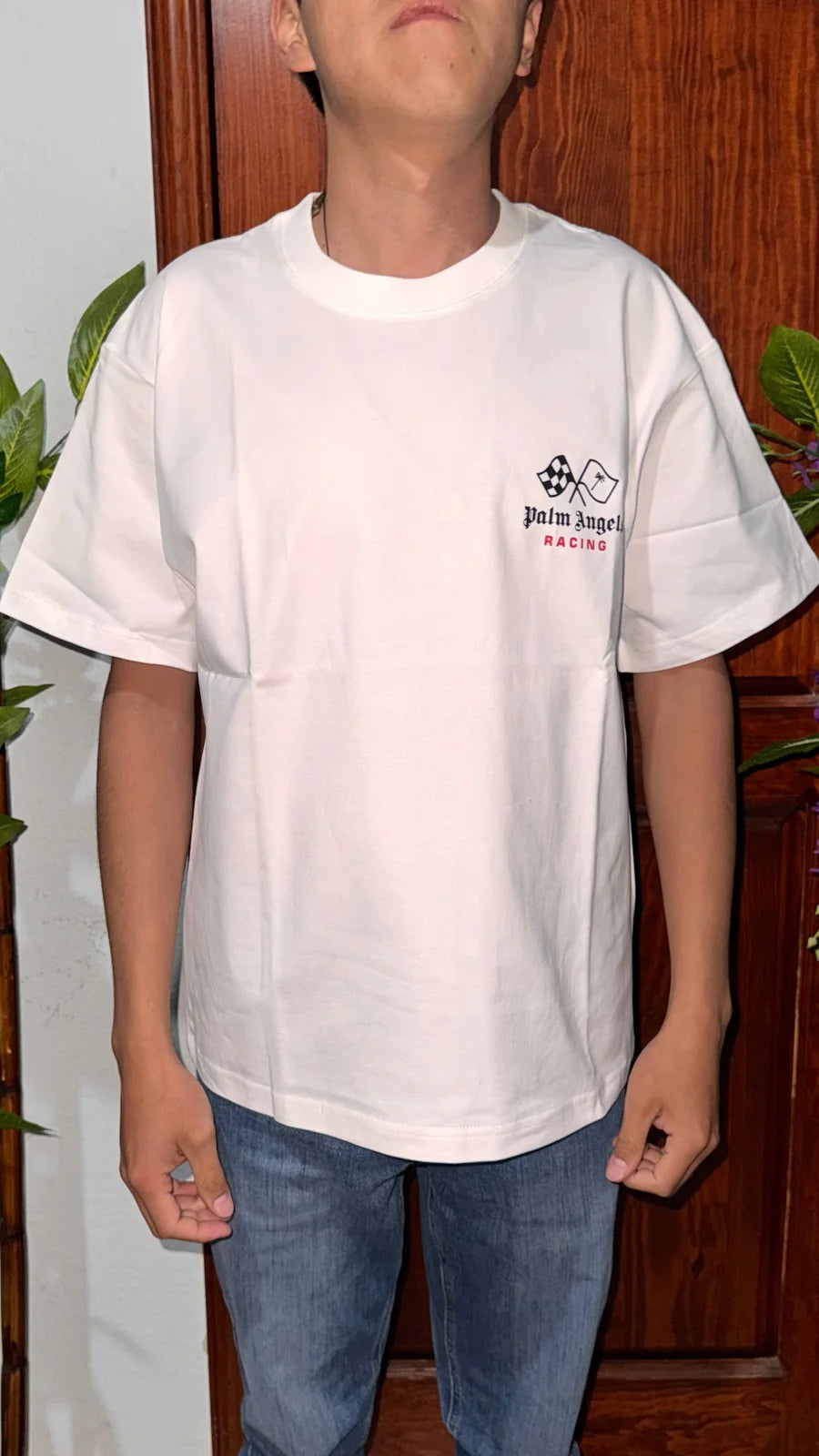 Palm Angels Racing White