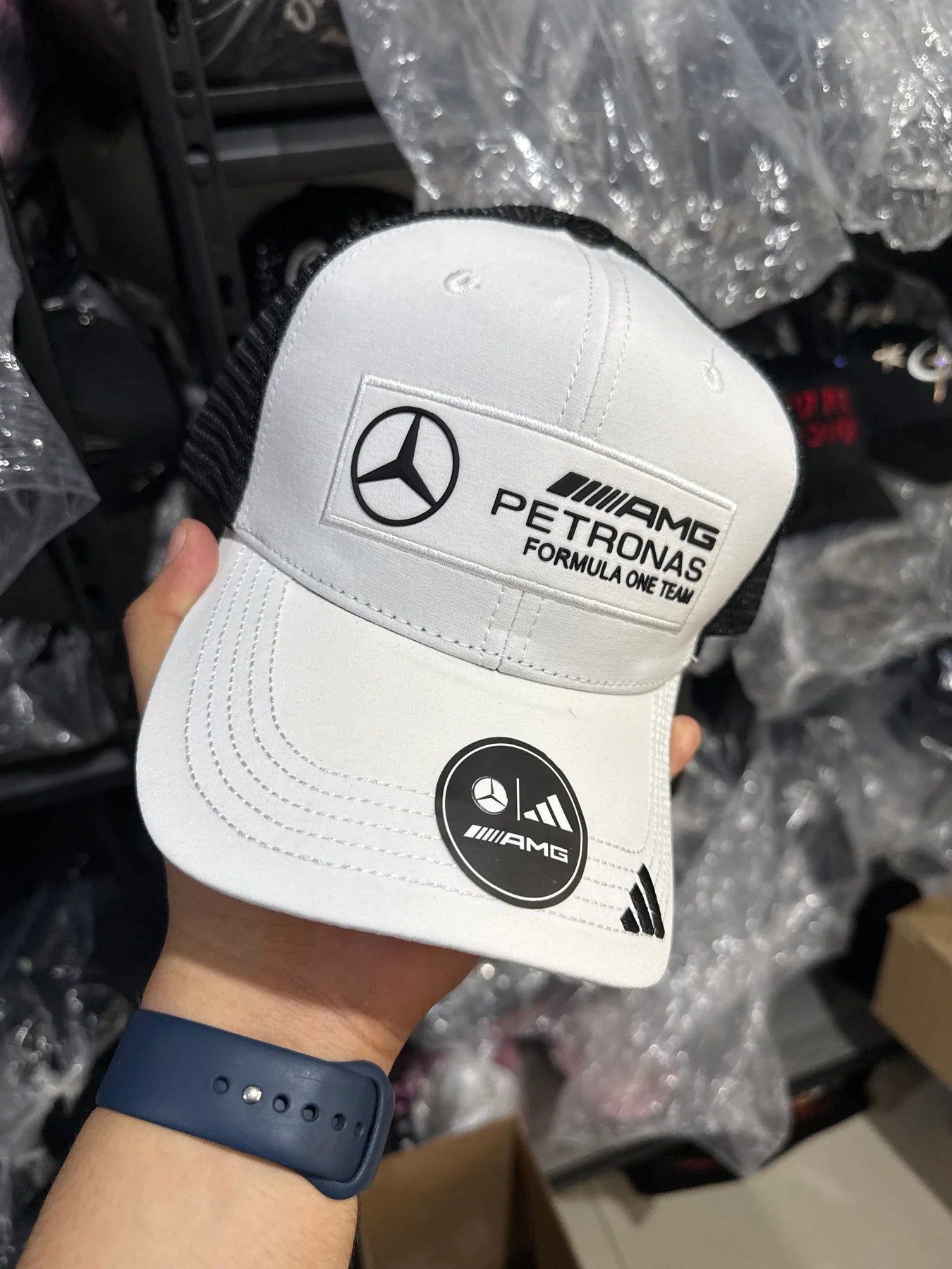 Adidas F1 Mercedes-AMG Petronas White